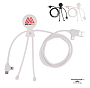 XOOPAR MR. BIO LONG GRS POWER DELIVERY CABLE WITH DATA TRANSFER XOOPAR MR. BIO LONG GRS POWER DELIVERY CABLE WITH DATA TRANSFER