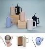 Cube RCS certified recycled steel mug 800ml Cube RCS certified recycled steel mug 800ml