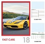 Fast Cars Optima Wall 12 leaf. Fast Cars Optima Wall 12 leaf.