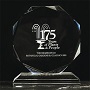 Medium crystal octagon award Medium crystal octagon award