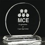 Medium crystal trophy circle Medium crystal trophy circle