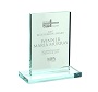 Jade green trophy block Jade green trophy block