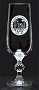 Crystal flute glass Crystal flute glass