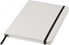 Spectrum A5 white notebook with coloured strap Spectrum A5 white notebook with coloured strap