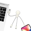 Xoopar Mr. Bio white multi charging cable Xoopar Mr. Bio white multi charging cable